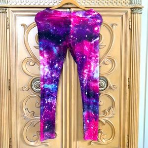 ❤️Jasmin Outer Space Galaxy Print Leggings M
